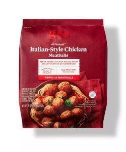 সম্পূর্ণ প্রাকৃতিক ইতালীয়-ধাঁচের চিকেন মিটবলস